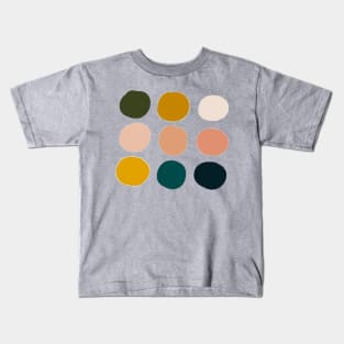 Fall Color Palette Kids T-Shirt